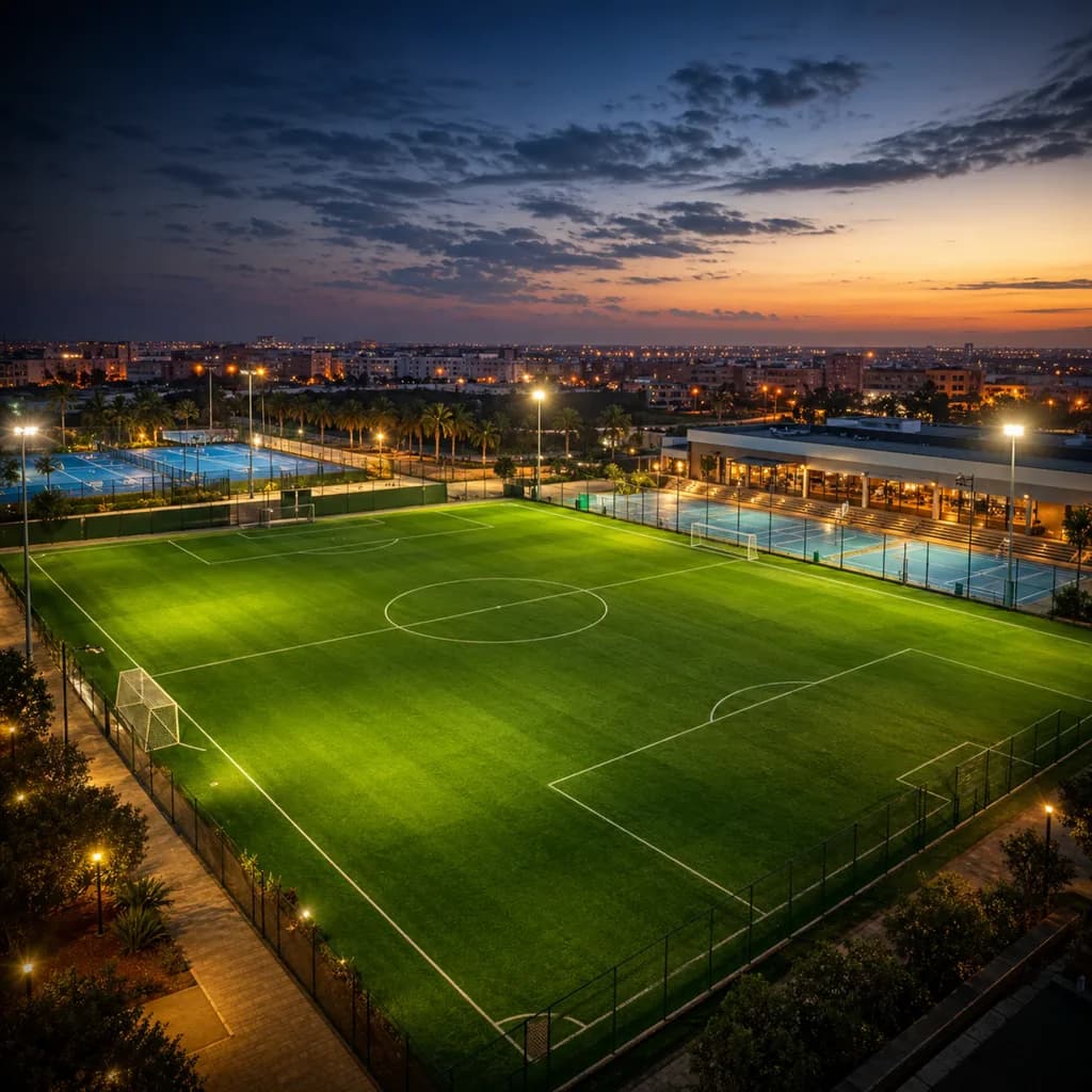 Lit sports venue available for booking